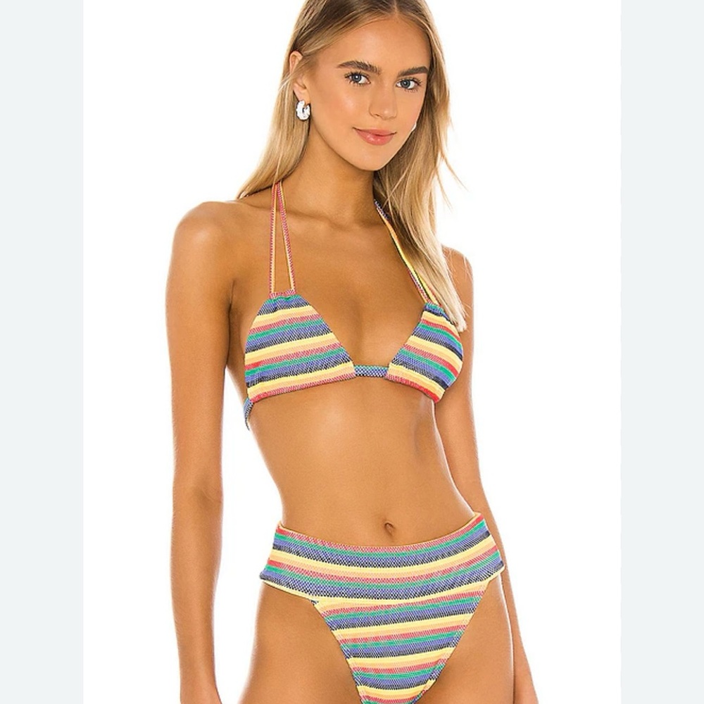 Montce Caribbean Stripe Bikini Set